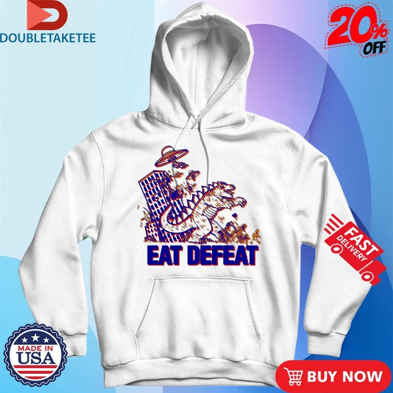 Official Eat Defeat Godzilla UFO Shirts