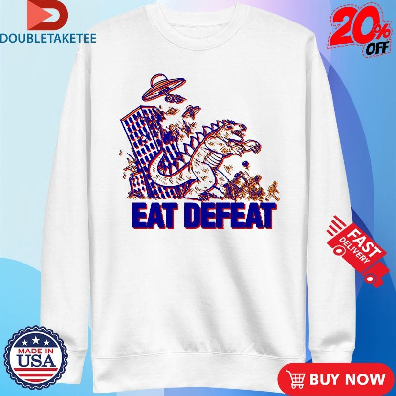 Official Eat Defeat Godzilla UFO Shirts