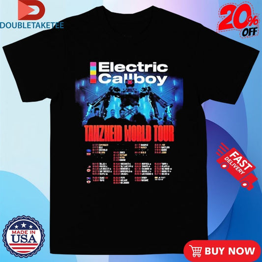 Official Electric Callboy Tanzneid World Tour 2025 Shirts