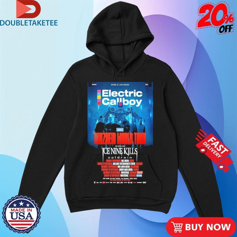 Official Electric Callboy Tanzneid World Tour 2026 Dates Shirts