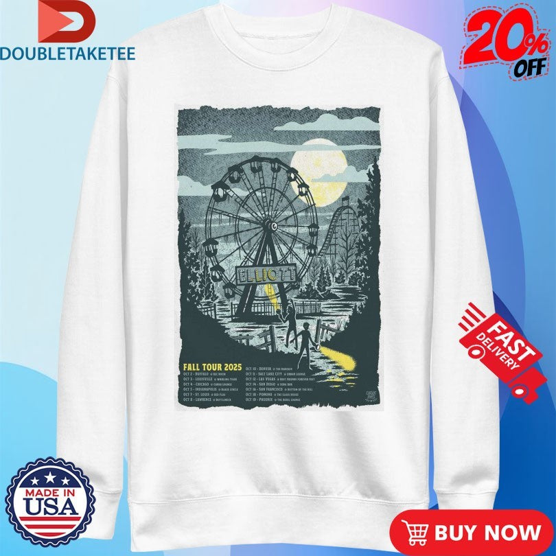 Official Elliott Fall Tour 2025 October Shirts