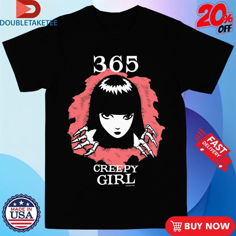 Official Emily The Strange 365 Creepy Girl Shirts