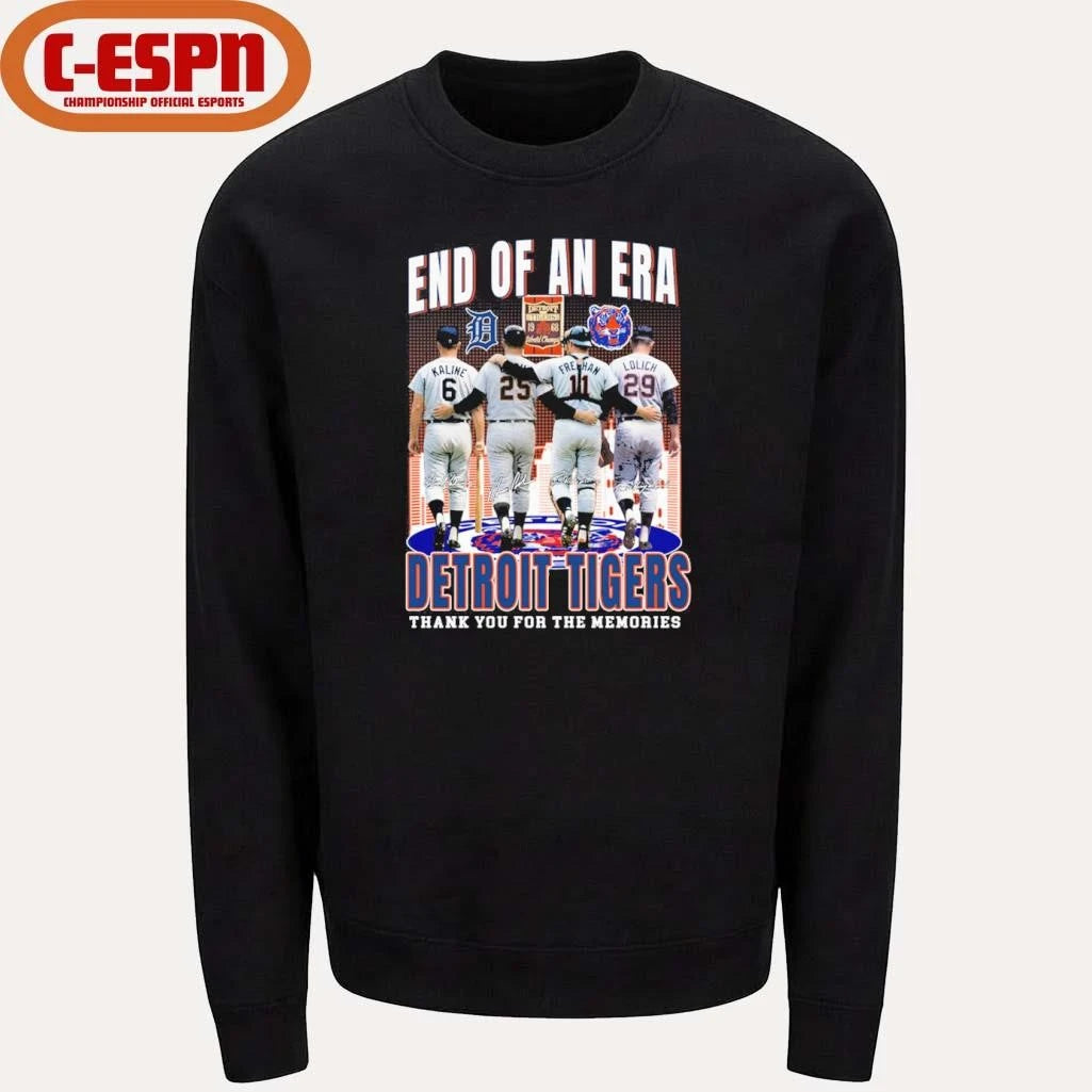 Official End Of An Era Detroit Tigers Legends Shirt