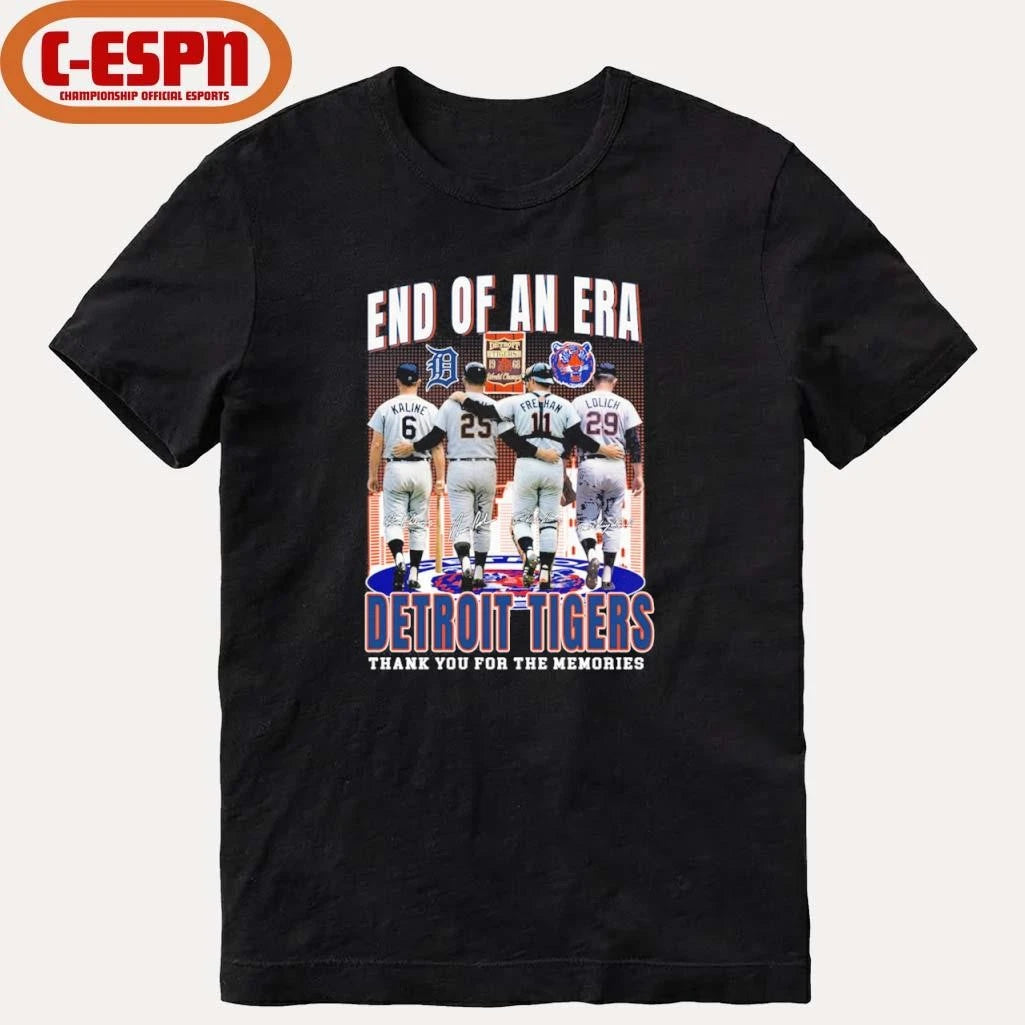 Official End Of An Era Detroit Tigers Legends Shirt