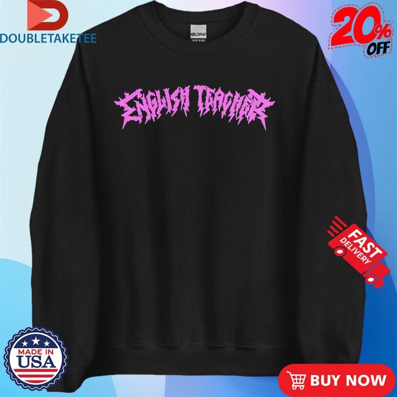 Official English Teacher Punk Logo Shirts