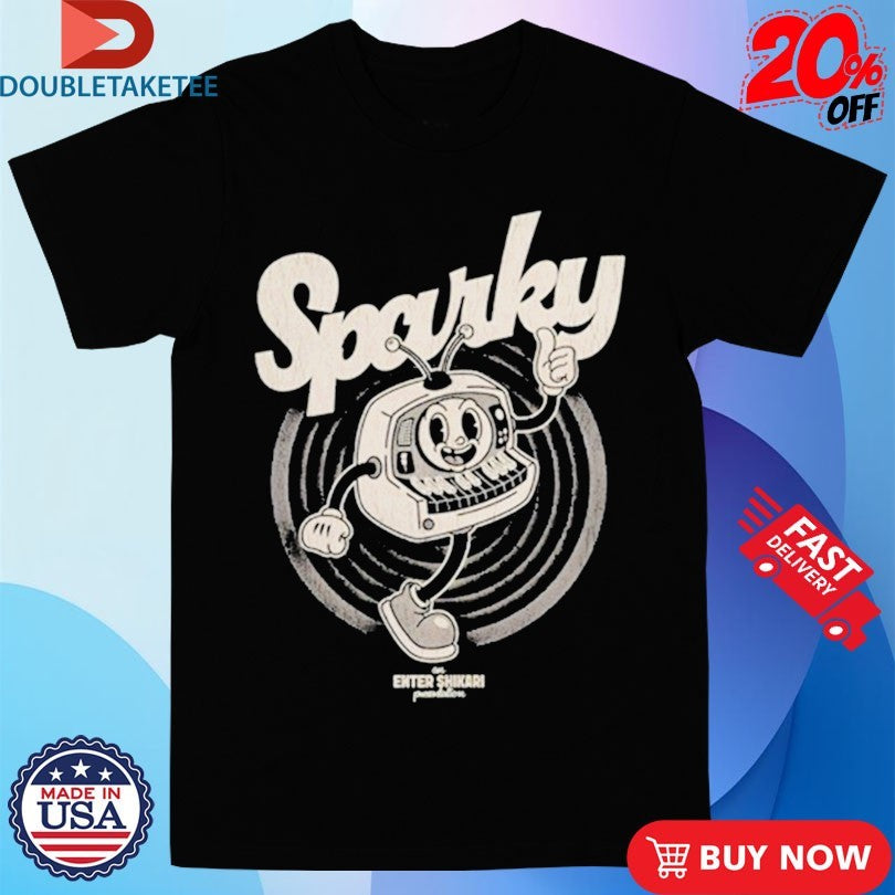 Official Enter Shikari Rubber Hose Sparky Mono Shirts