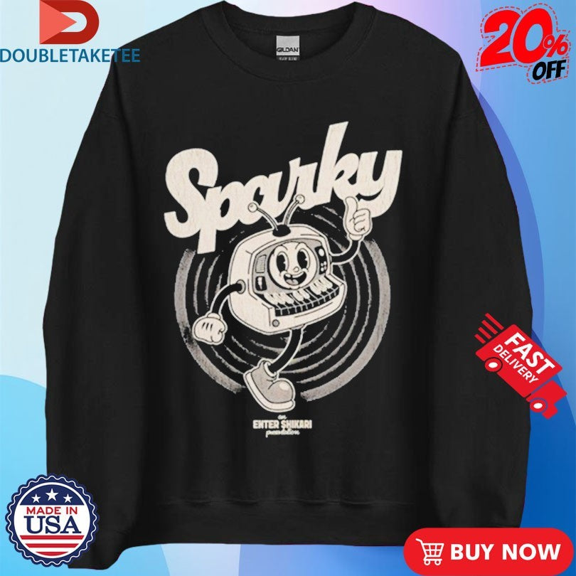 Official Enter Shikari Rubber Hose Sparky Mono Shirts