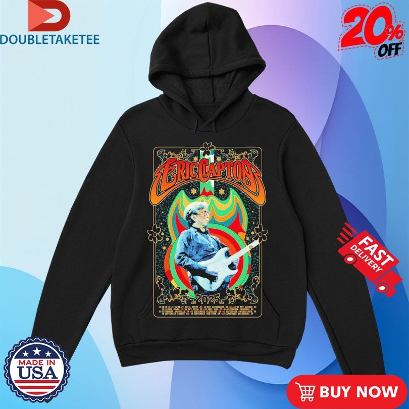 Official Eric Clapton Tour 2025 Shirts