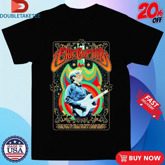 Official Eric Clapton Tour 2025 Shirts