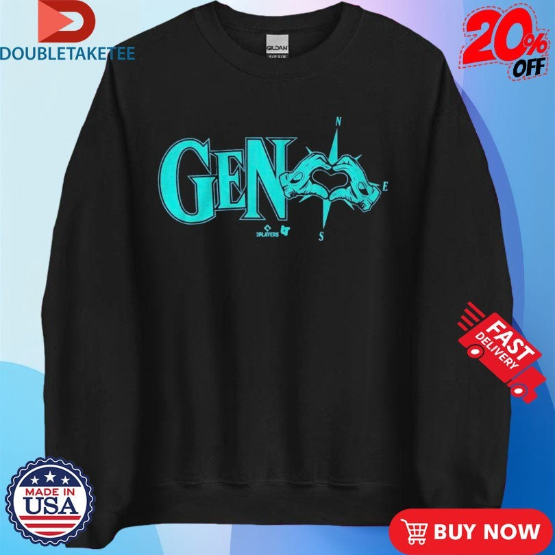 Official Eugenio Suarez Geno Love Heart Hands Seattle Mariners Shirts
