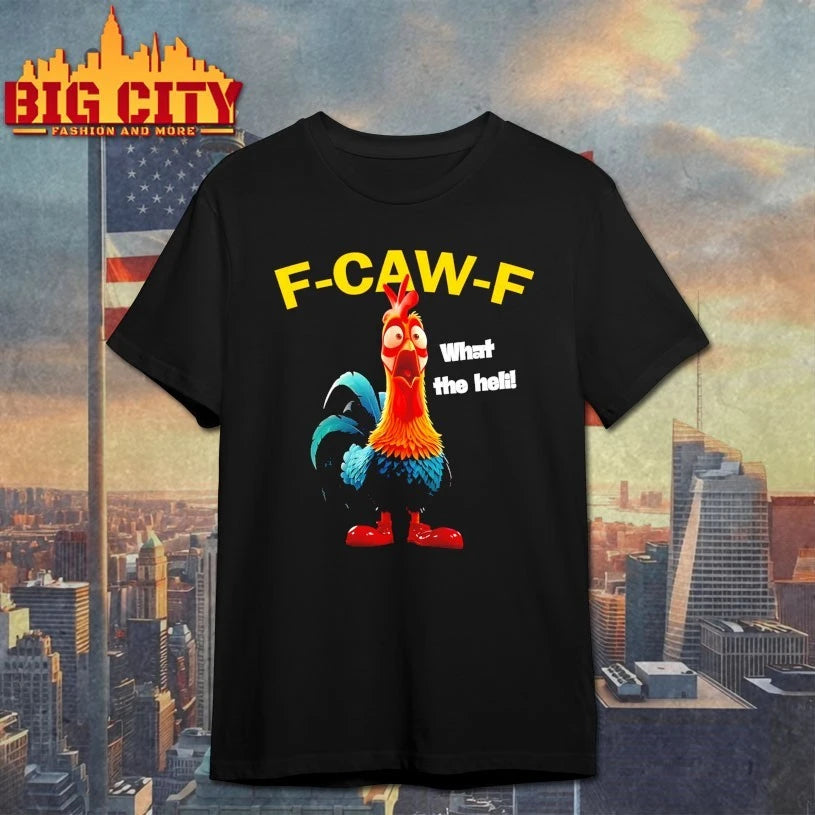 Official F-Caw-F Chicken What The Heli shirts