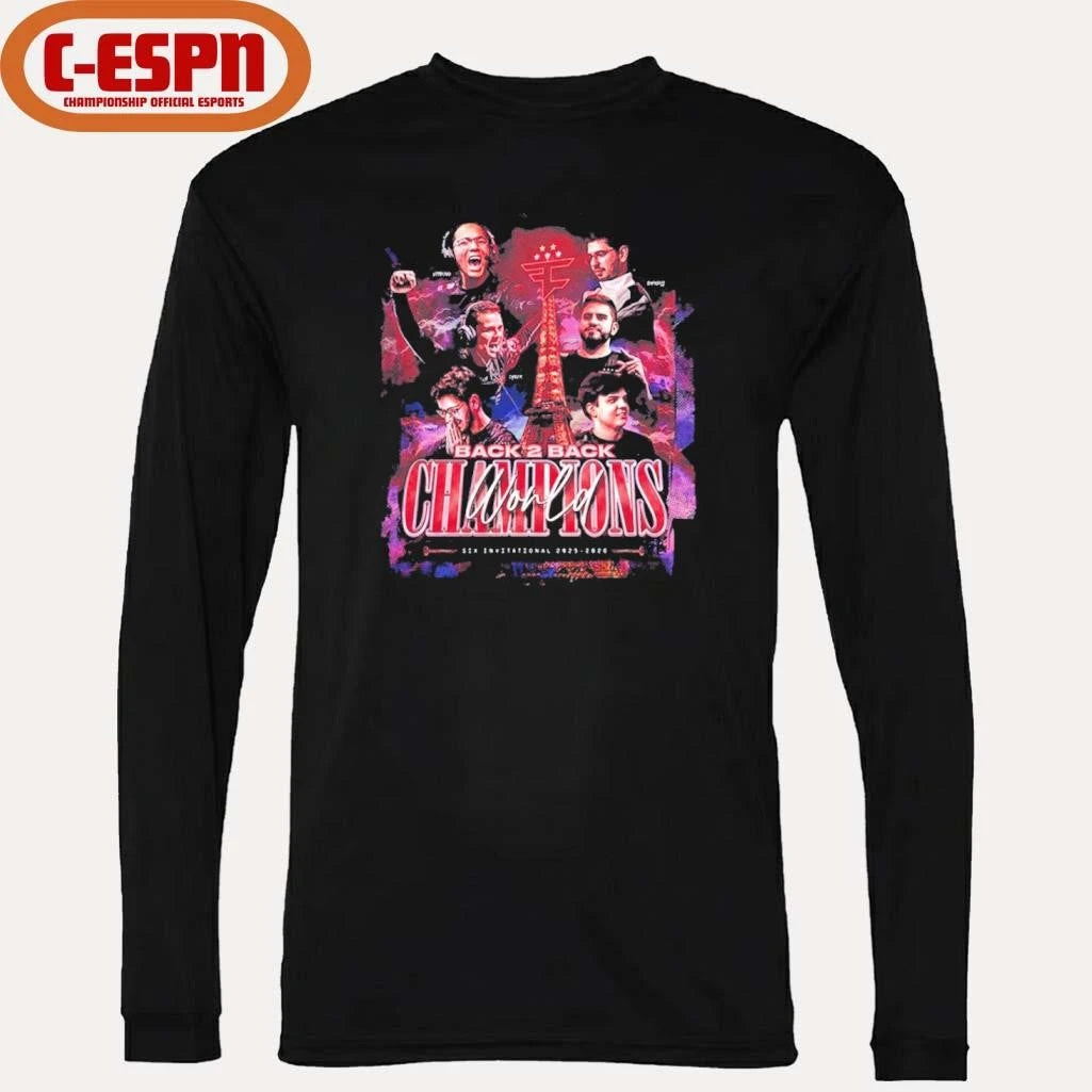 Official FaZe Clan Back 2 Back World Champions Six Invivational Shirt