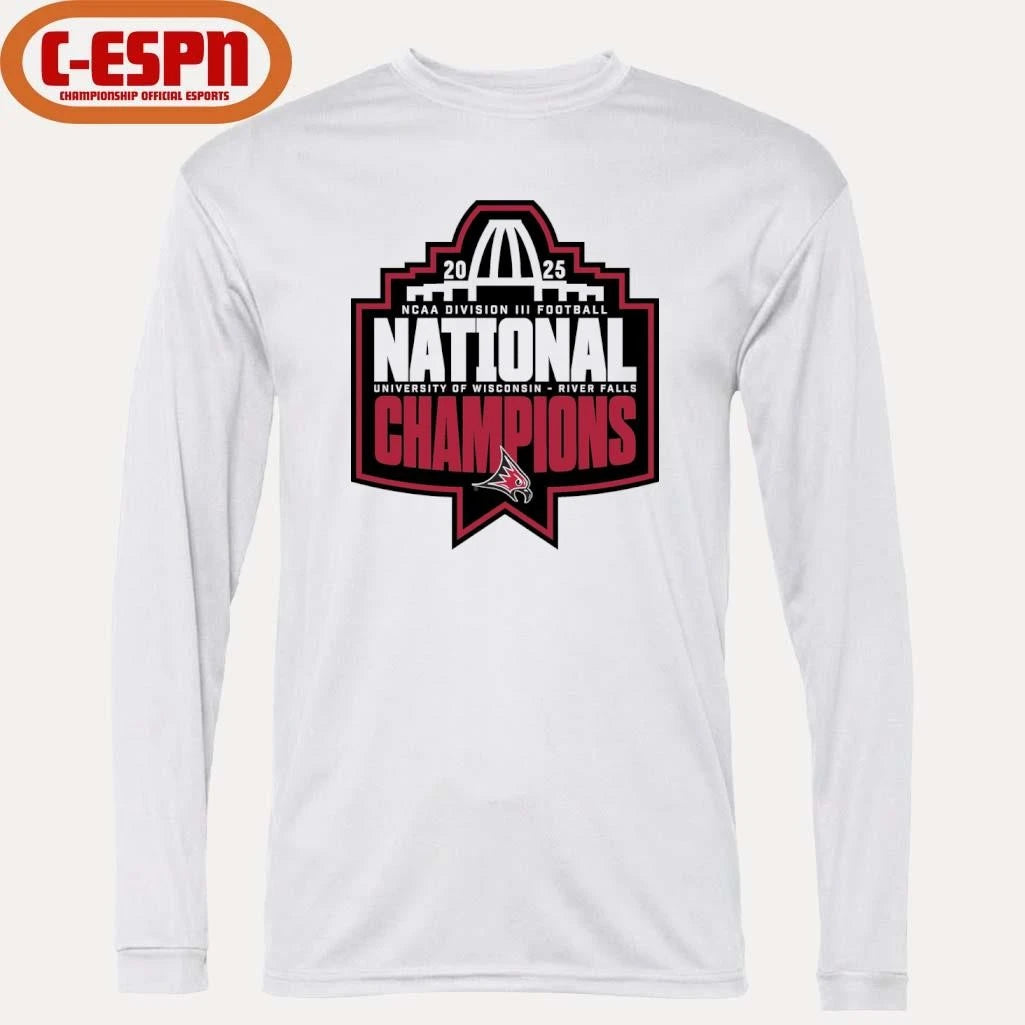 Official Falcons Football National Champions Logo T-Shirt
