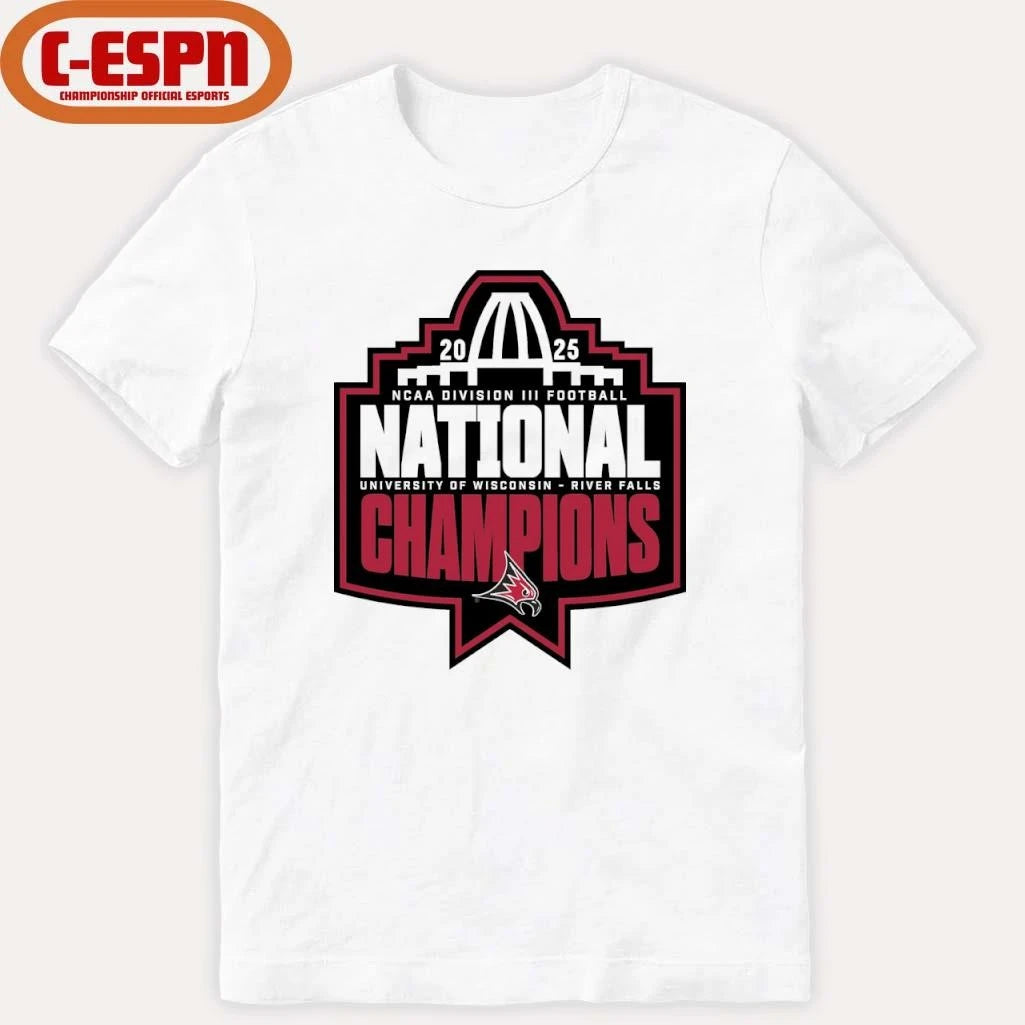 Official Falcons Football National Champions Logo T-Shirt