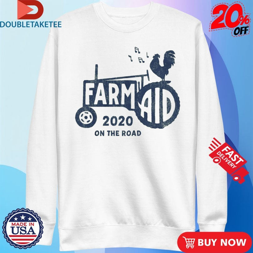 Official Farm Aid 2020 On The Road Chicken Shirts