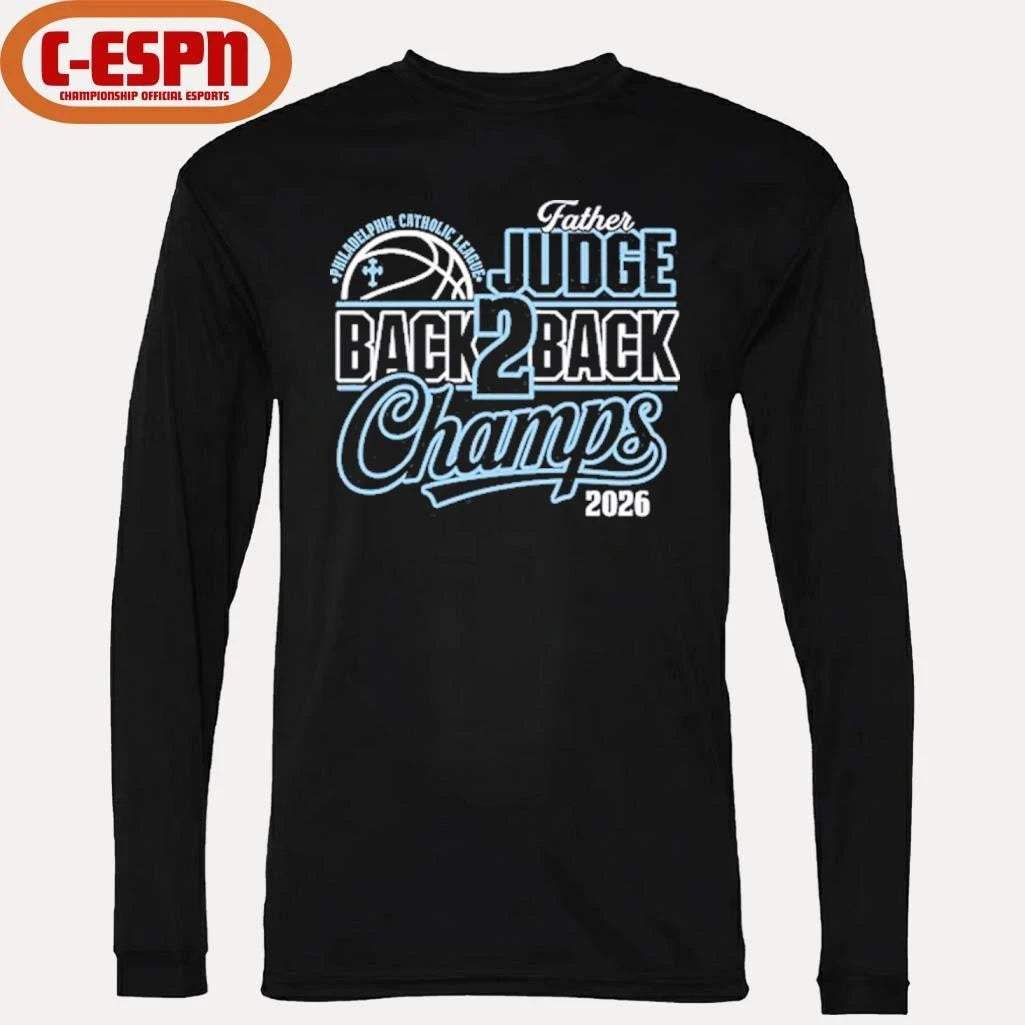 Official Father Judge Philadelphia Catholic League Back To Back Champions Shirt
