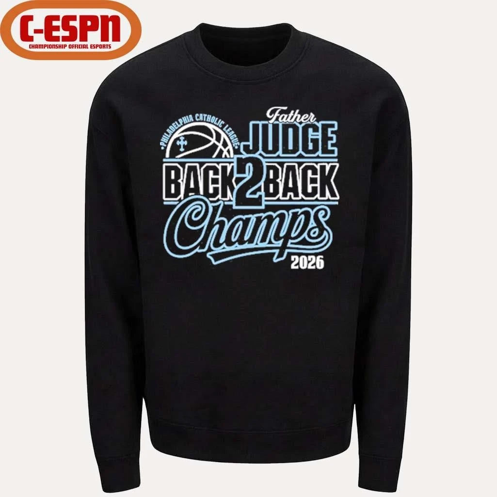 Official Father Judge Philadelphia Catholic League Back To Back Champions Shirt