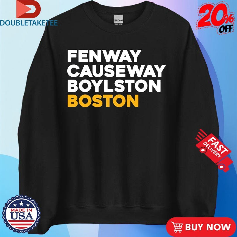 Official Fenway Causeway Boylston Boston Bruins Shirts