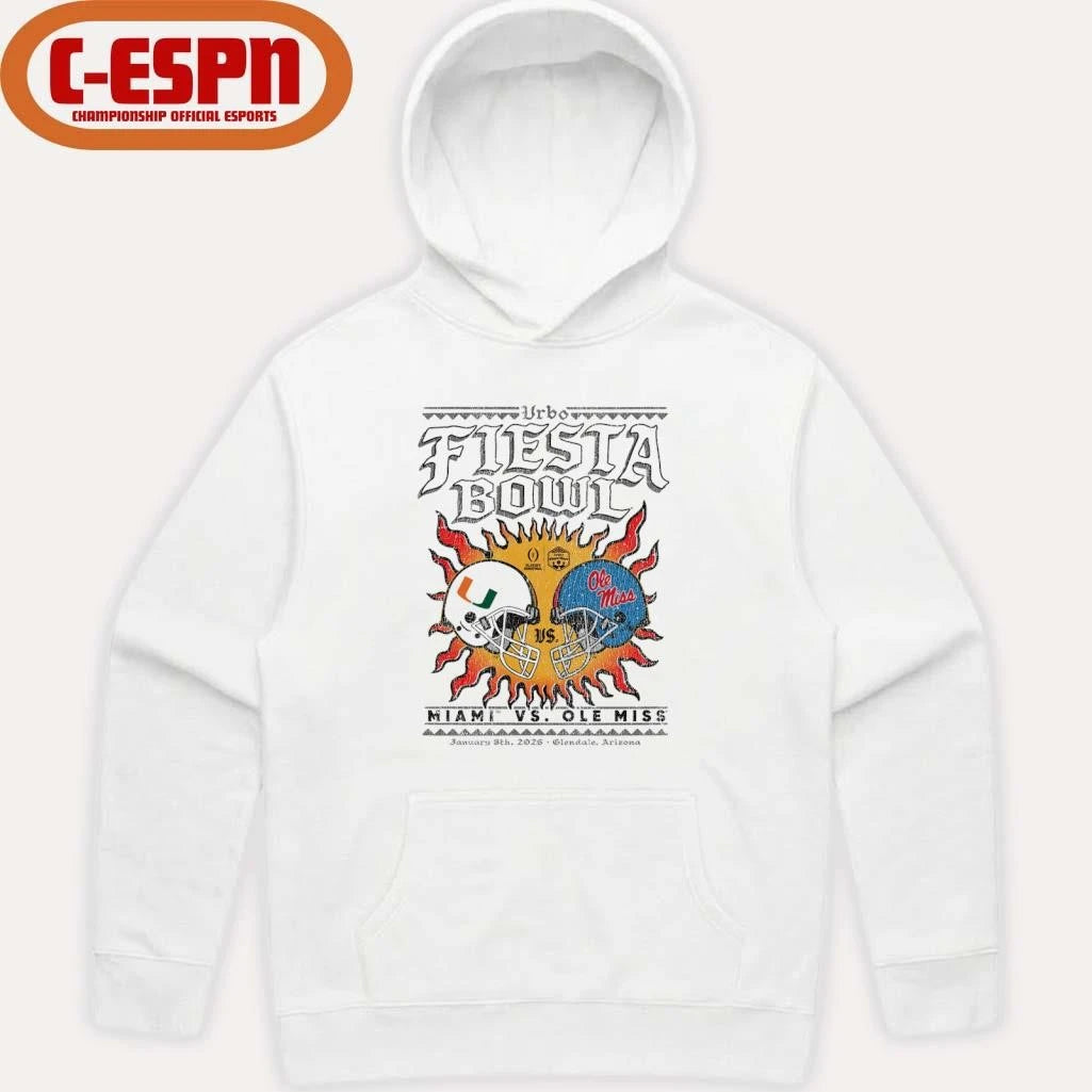 Official Fiesta Bowl Miami Vs Ole Miss Solar Standoff T-Shirt