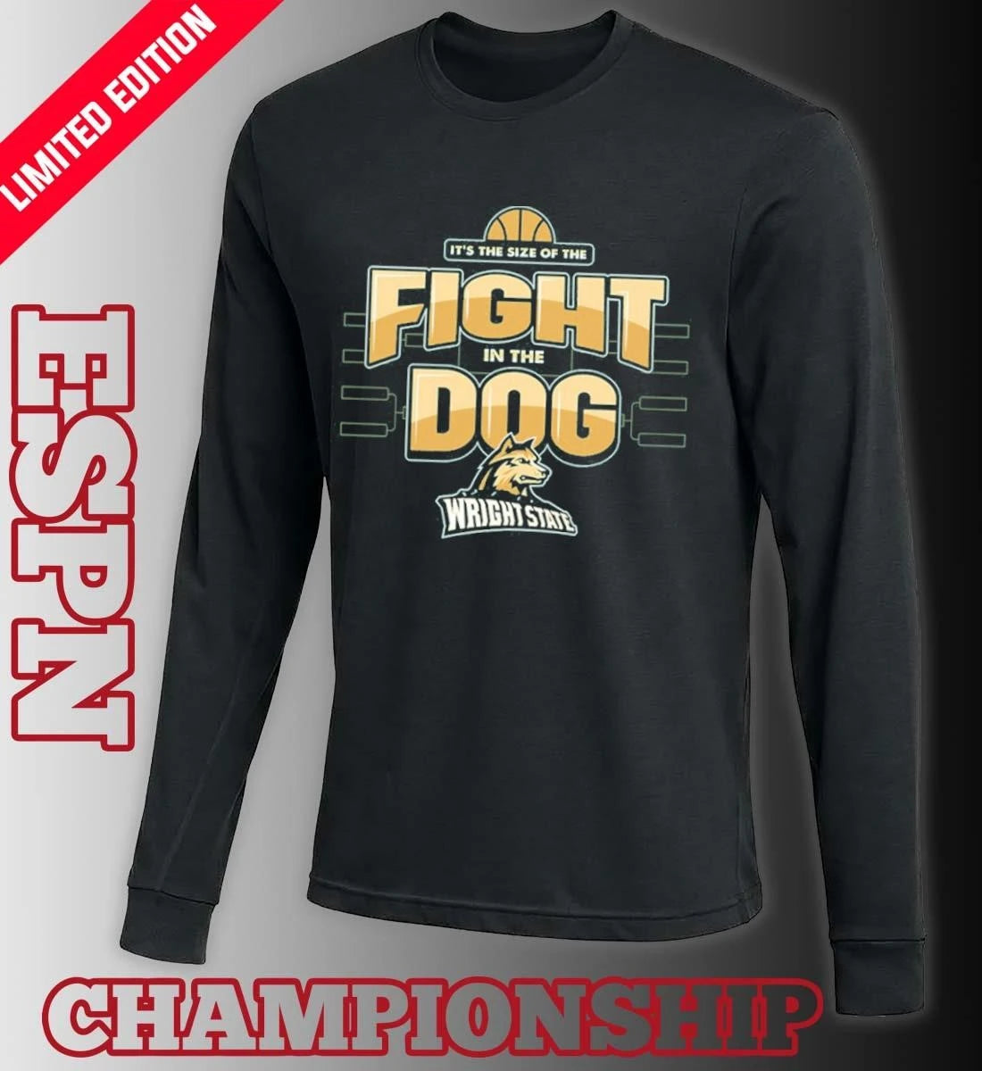 Official Fight in the Dog Wright State University Basketball March Madness shirt