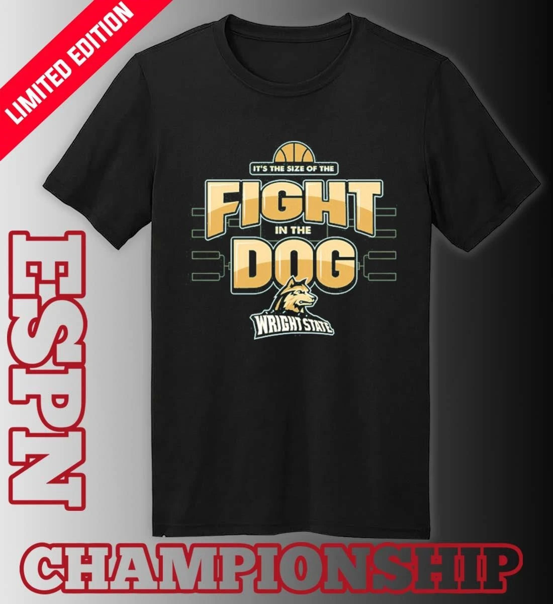 Official Fight in the Dog Wright State University Basketball March Madness shirt