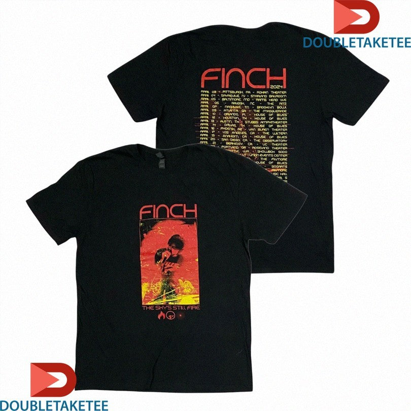 Official Finch The Sky’s Still Fire Spring Tour 2024 Shirts