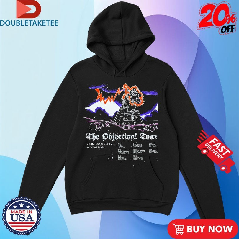 Official Finn Wolfhard The Objection! EU UK Tour 2025 Shirts