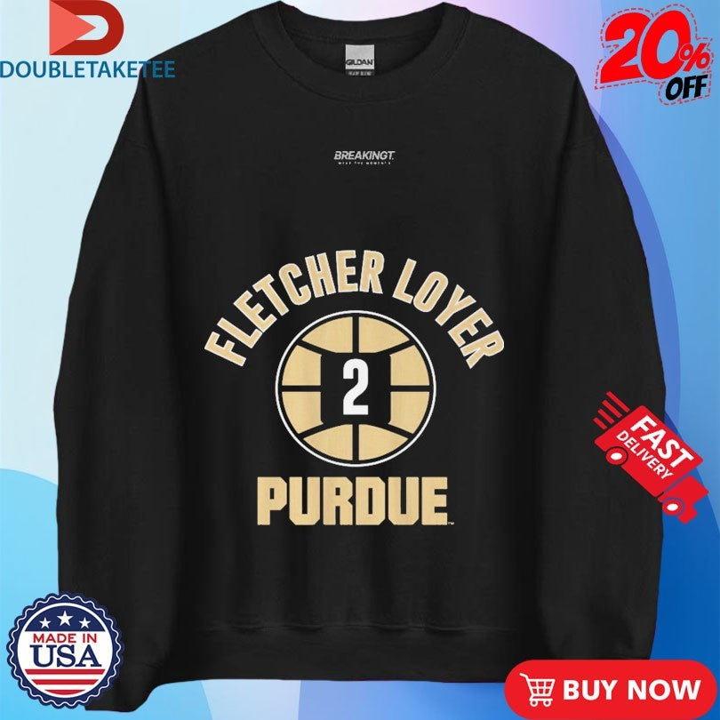 Official Fletcher Loyer 3 Name Number Ball Purdue Boilermakers Shirts