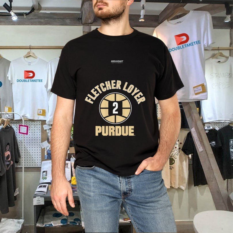 Official Fletcher Loyer 3 Name Number Ball Purdue Boilermakers Shirts