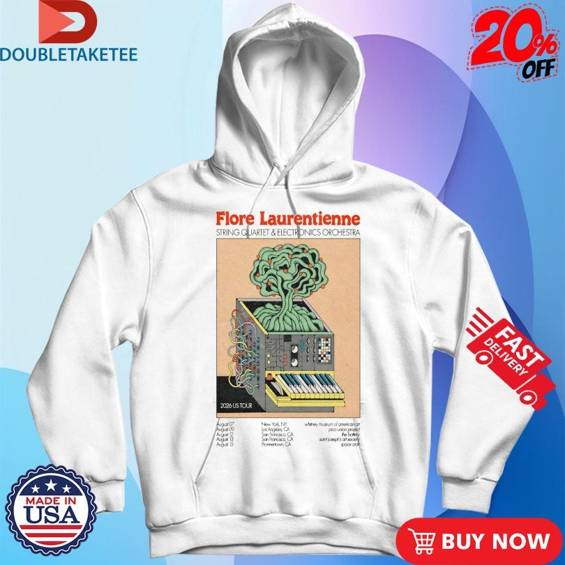 Flore Laurentienne String Quartet And Electronics Orchestra 2026 Us Tour T-shirts