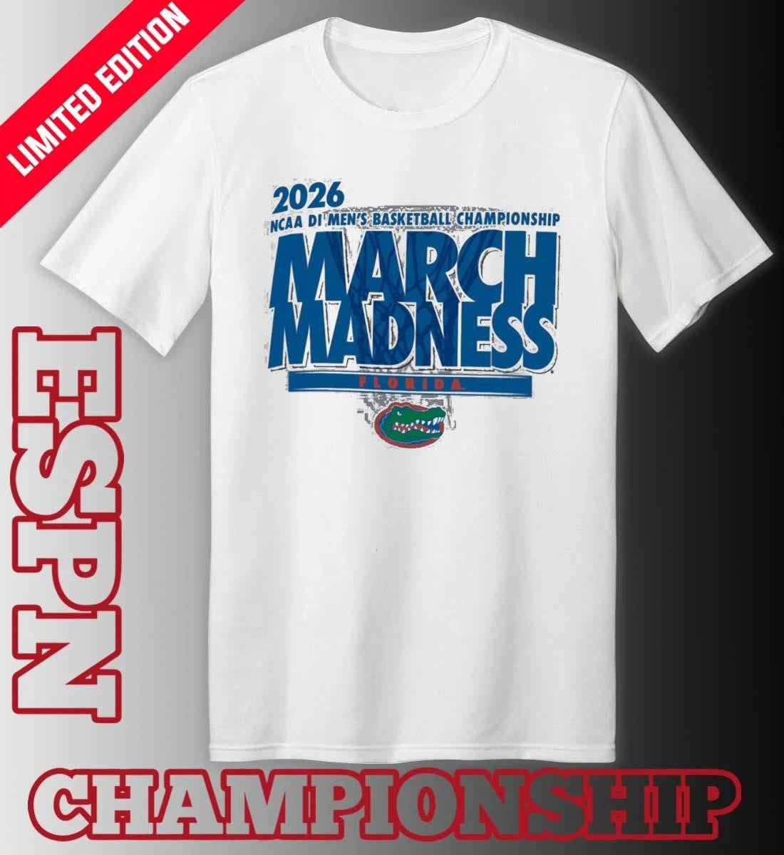 Official Florida Men’s Basketball Single Team NCAA March Madness Shirt