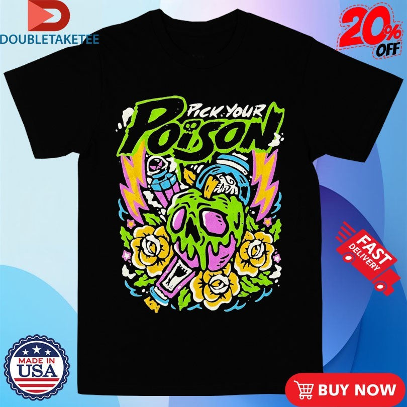 Official Flying House Threads Pick Your Poison Shirts