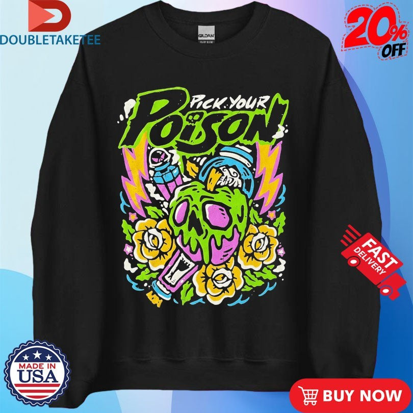 Official Flying House Threads Pick Your Poison Shirts