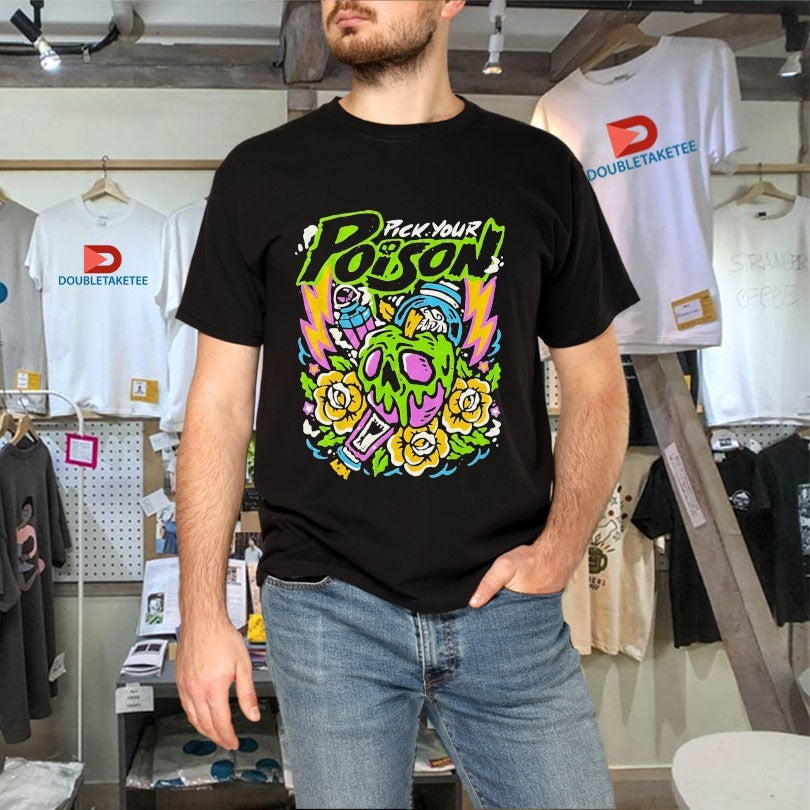 Official Flying House Threads Pick Your Poison Shirts