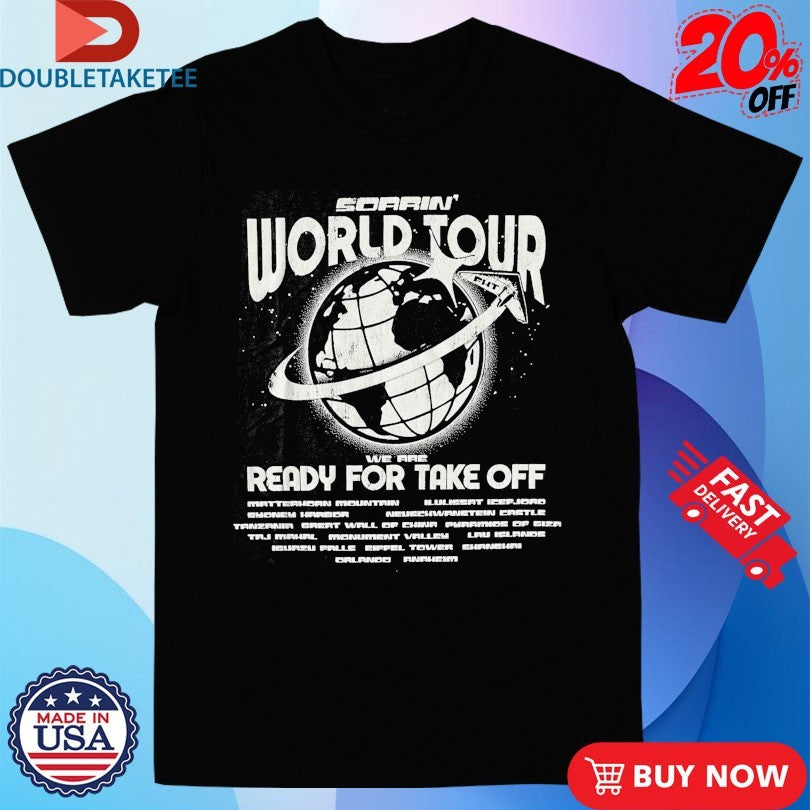 Official Flying House Threads Soarin World Tour We Are Ready For Take Off Shirts