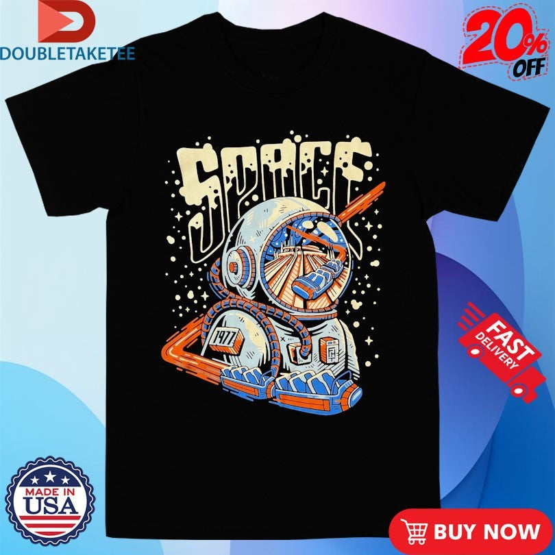 Official Flying House Threads Space 1977 Astronaut Shirts