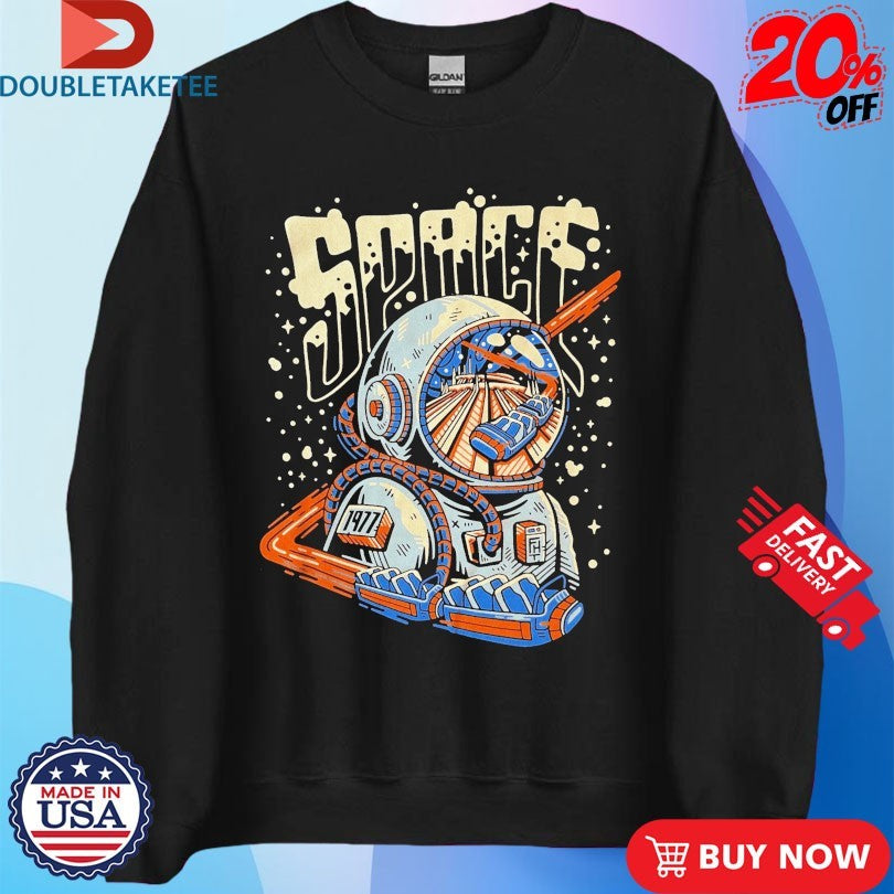 Official Flying House Threads Space 1977 Astronaut Shirts