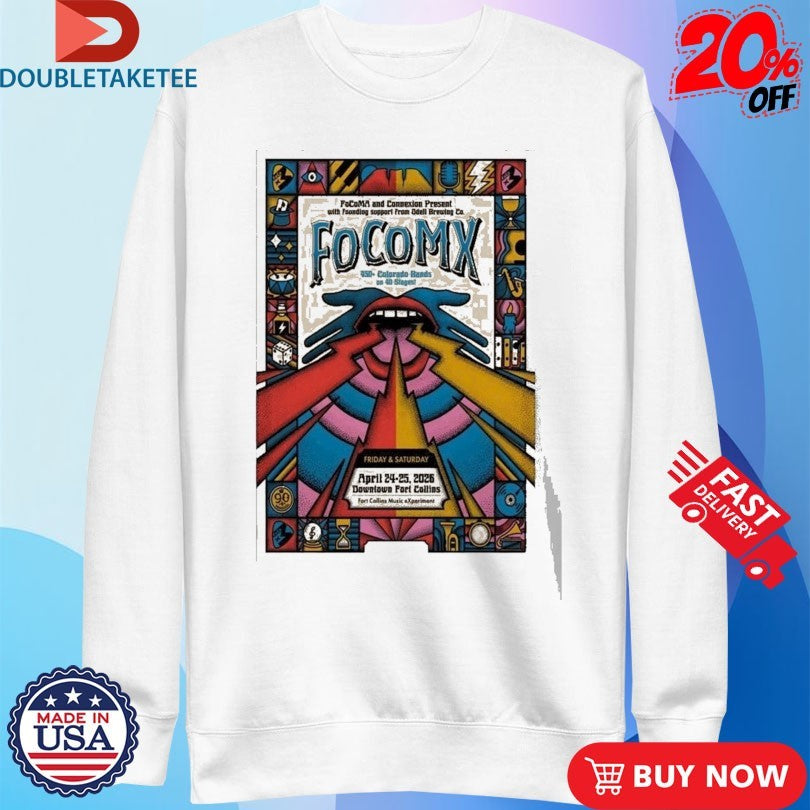 FocoMX Downtown Fort Collins, CO Apr 24-25 2026 T-Shirts