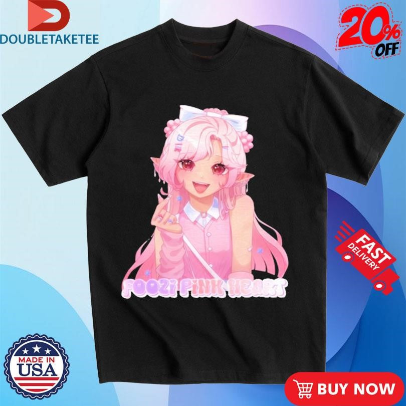 Official Foozi Pink Heart Shirts