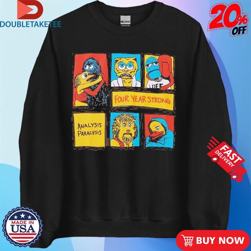 Official Four Year Strong Analysis Paralysis Shirts