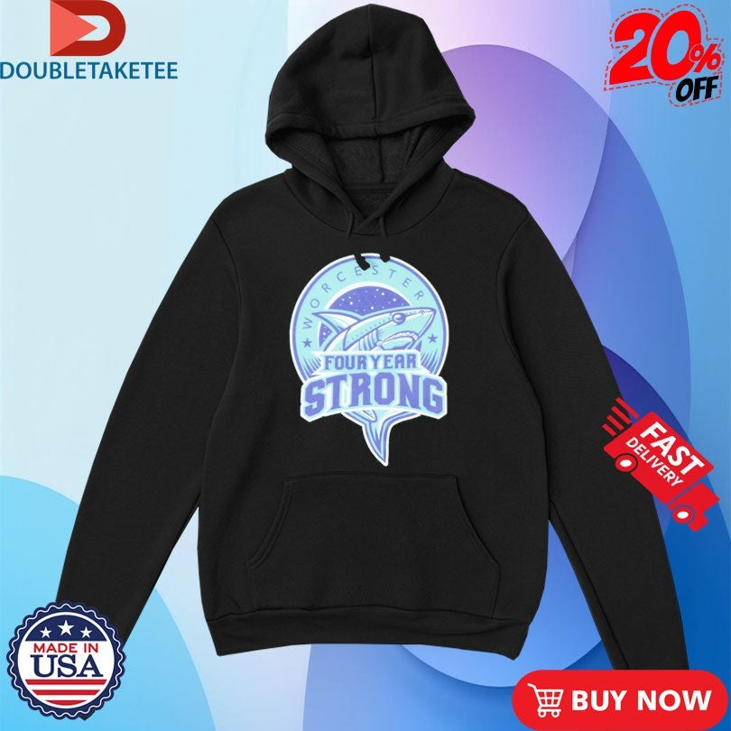 Official Four Year Strong Worcester Shark Seal Shirts