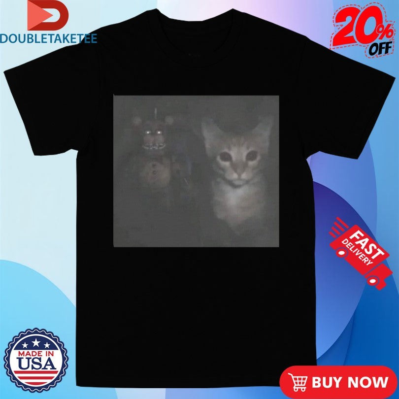 Official Freddy Fazbear And Cat FNAF Shirts