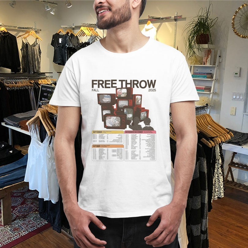 Official Free Throw Fall Tour 2025 Dates T-shirts
