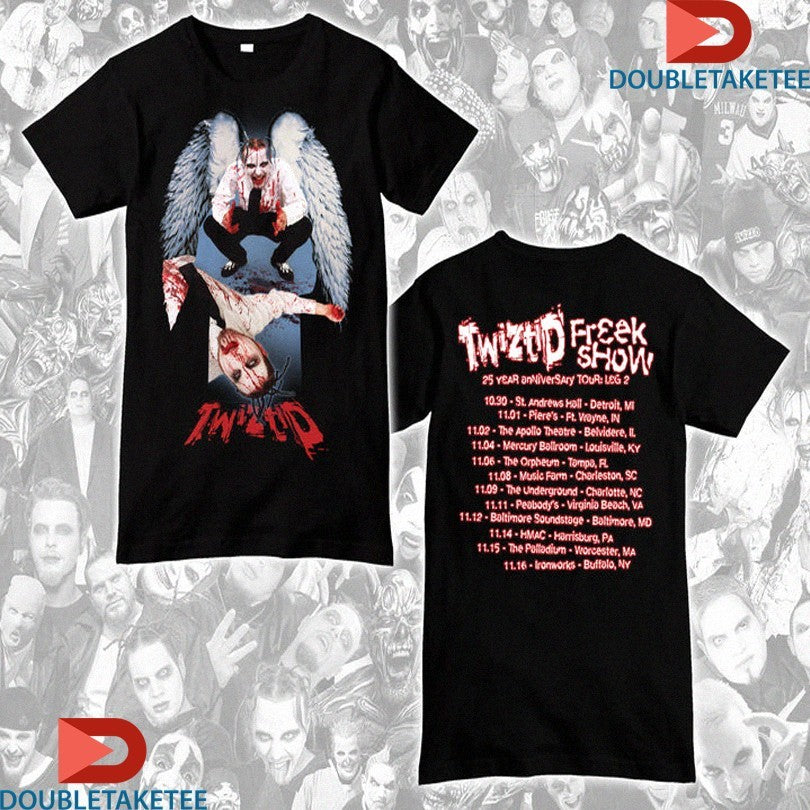 Official Freek Show 25 Year Anniversary Leg 2 Tour 2025 Shirts