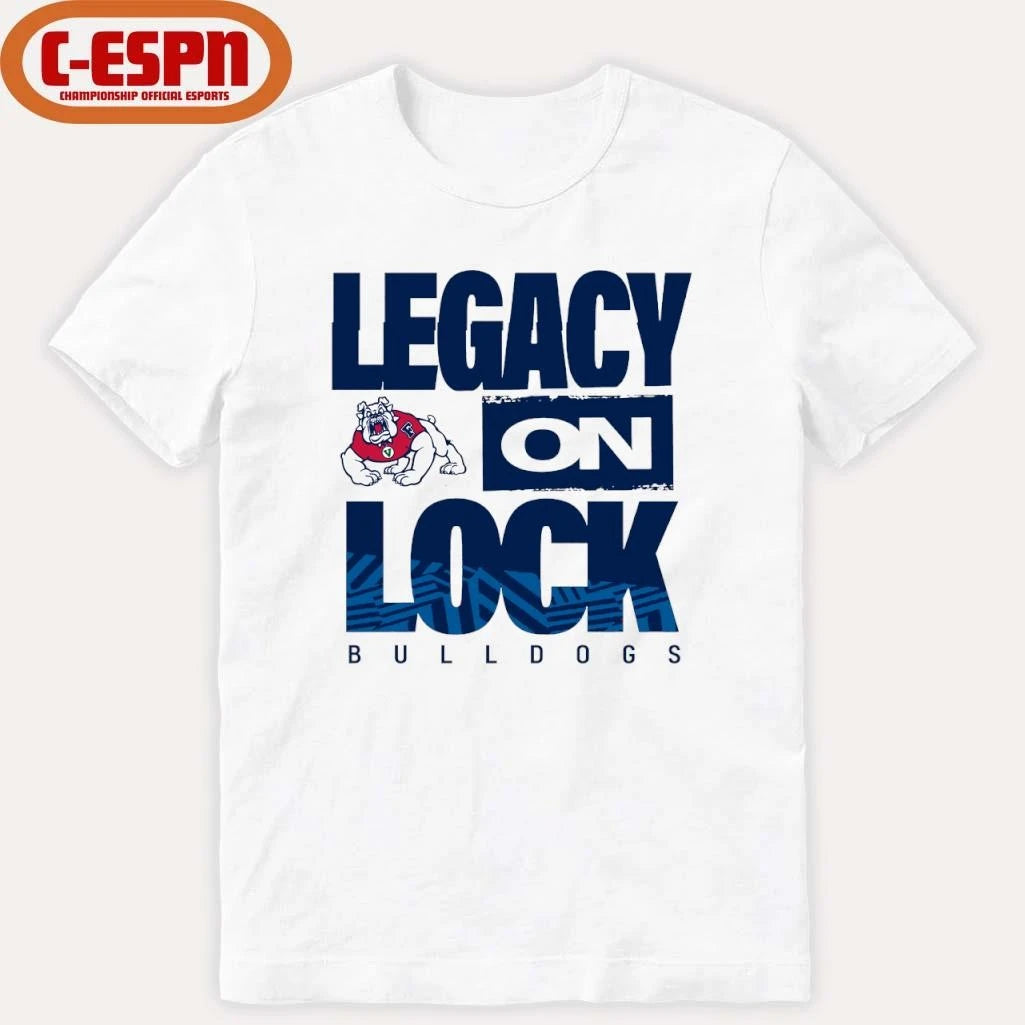 Official Fresno State Basketball Legacy On Lock Bench T-Shirt