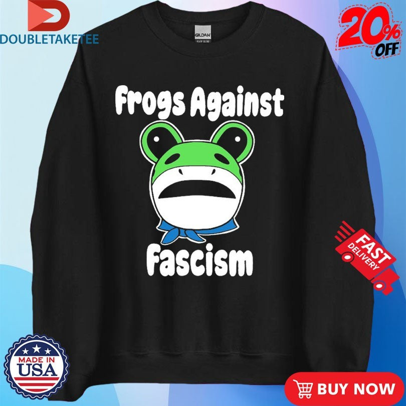 Official Frogs Against Fascism Melcom Brown Shirts