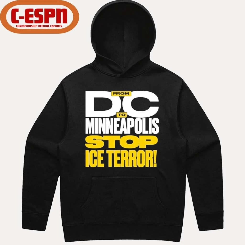 Official From DC To Minneapolis Stop Ice Terror T-Shirt