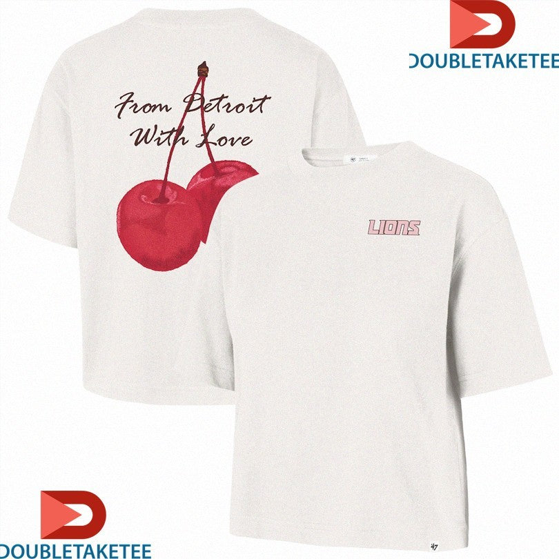Official From Detroit Lions With Love Letter Reed City Cherry Shirts
