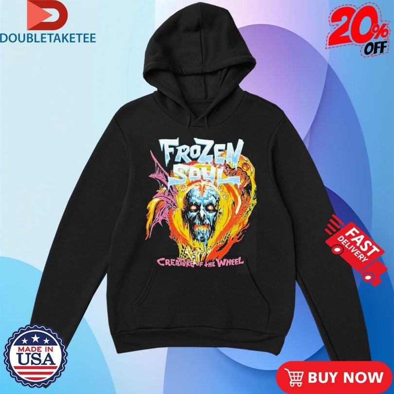 Official Frozen Soul Creature Of The Wheel Skull Shirts