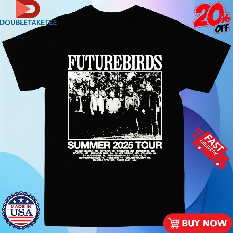 Official Futurebirds Summer 2025 Tour Shirts